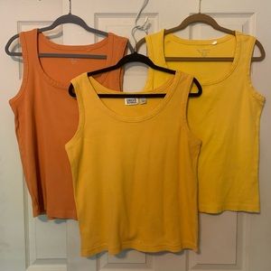 Chico’s tank tops, bundle of 3, size 3